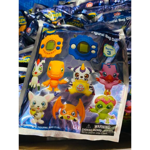Digimon Toei Animation Figural Bag Clip Blind Bag - Picture 1 of 3